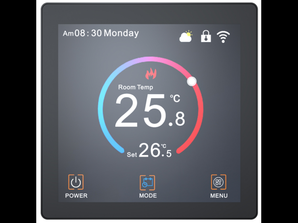 4Inch TFT Colorful Display Touch Screen WIFI Smart Room Thermostat TP01 hot selling in market